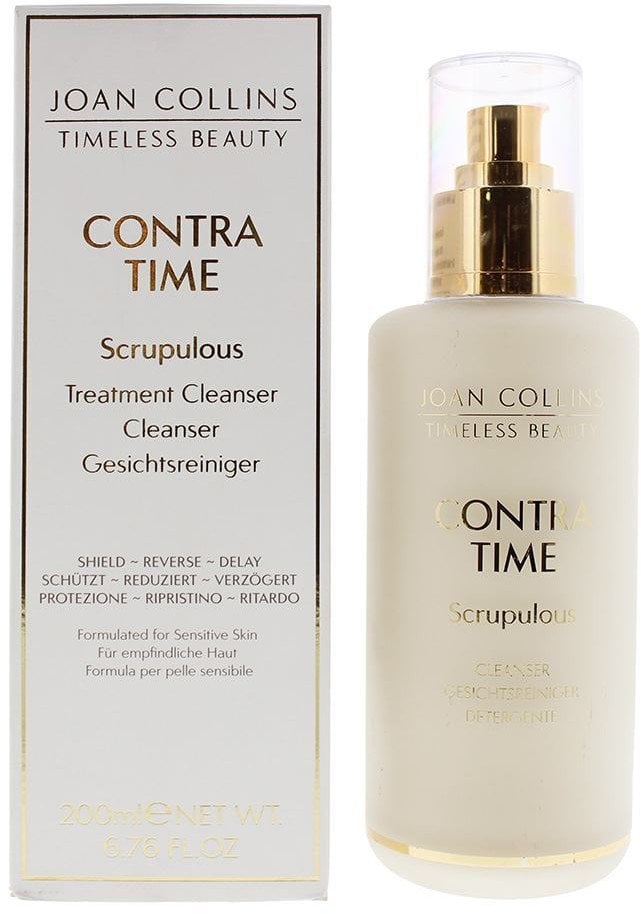 Joan Collins, Contra Time Scrupulous Treatment, Eliminates Impurities, Cleansing Cream, 200 ml For Women