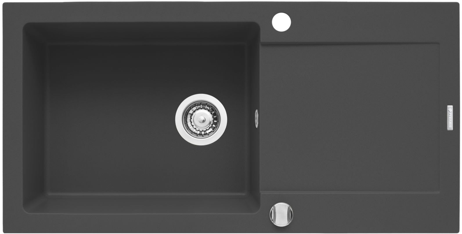 Pyramis Zlew. MIDO (100x50) 1B 1D karbon + bateria Silvio