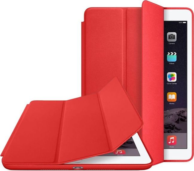Etui na tablet 4kom.pl Etui Alogy Smart Case do Apple iPad Air 3 2019/ Pro 10.5 Czerwone + Szkło uniwersalny
