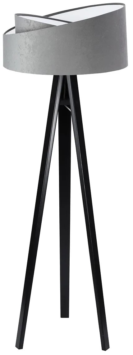 Lampa stojąca GEMSTONE szara/biała/czarna BPS KONCEPT