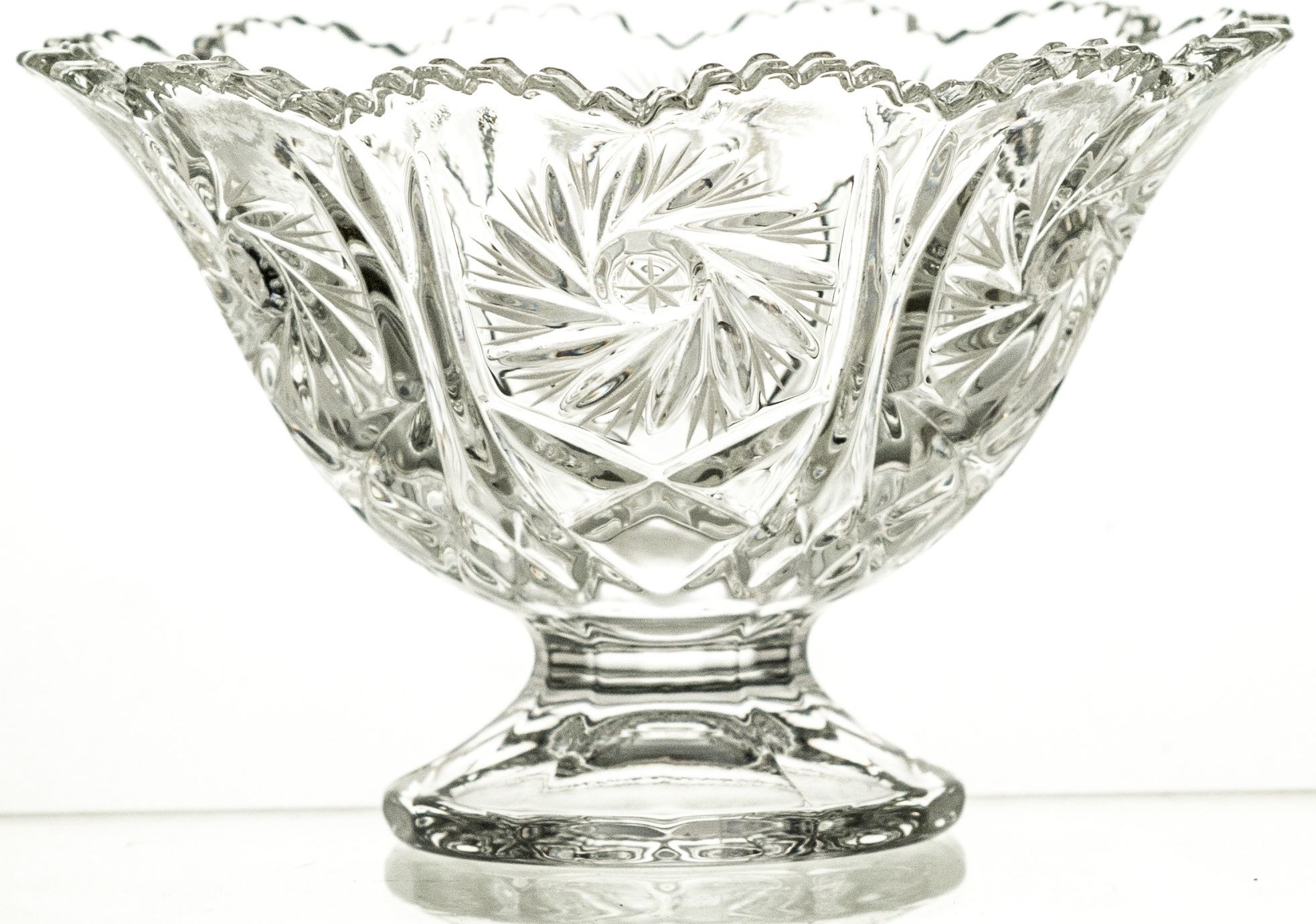 Crystal Julia Owocarka kryształowa na stopie (06029)