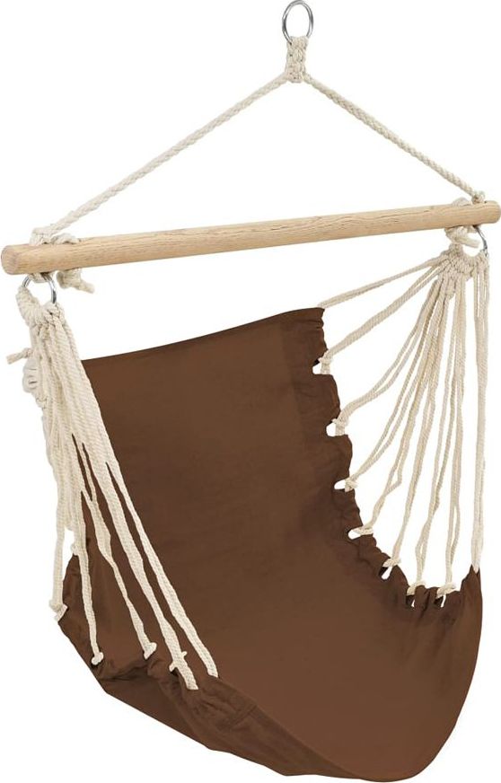 Elior Brązowy fotel brazylijski hamak - Maya 2X