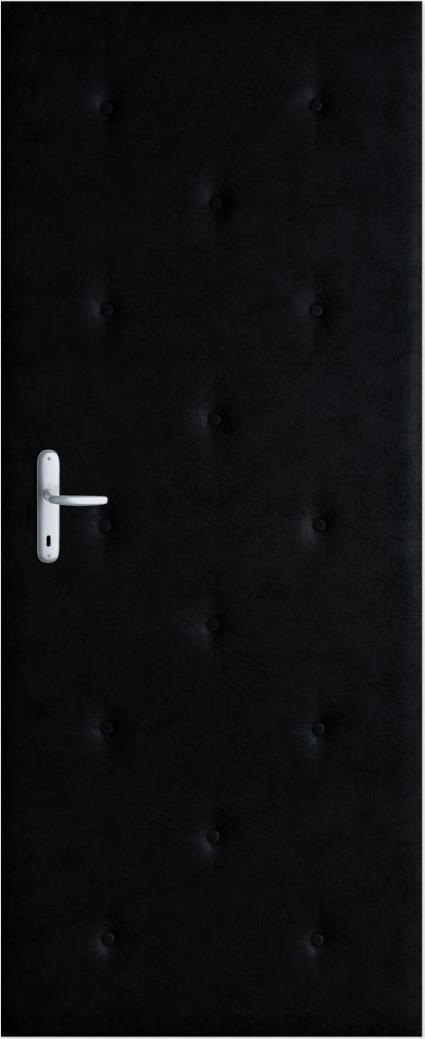 DWM TAPICERKA DRZWIOWA GUZIKI 1 CZARNY 95 CM