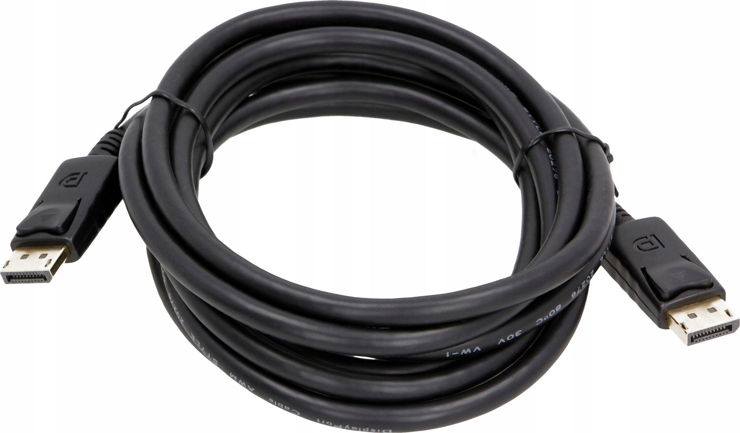 Kabel Pawonik DisplayPort - DisplayPort 1.8m czarny