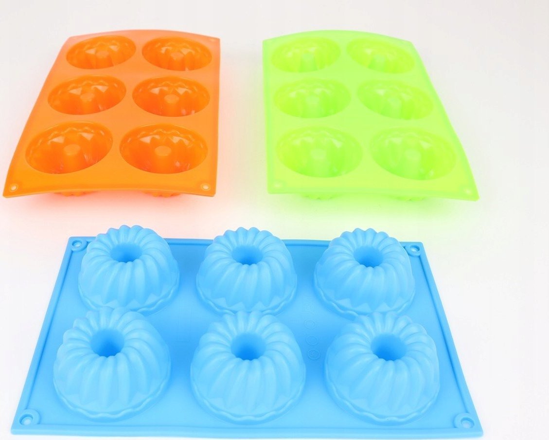 Rossner Forma Silikonowa 6 szt Muffinki babeczki