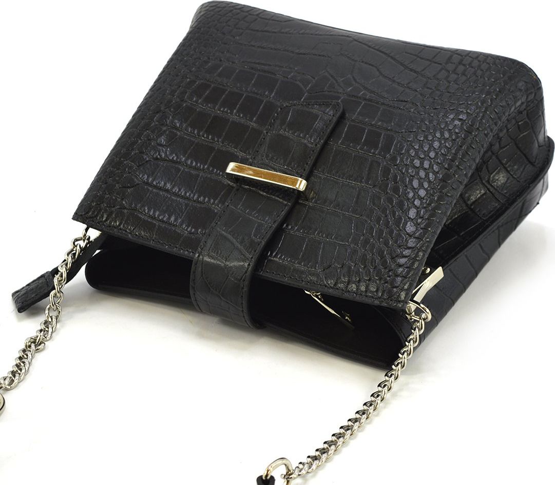 Vera Pelle Torebka skórzana vp915k czarny