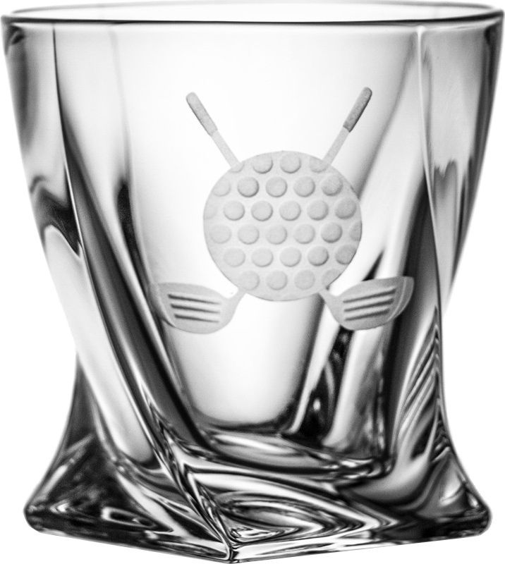 Crystal Julia Szklanki do whisky grawer golf 6 sztuk 4569