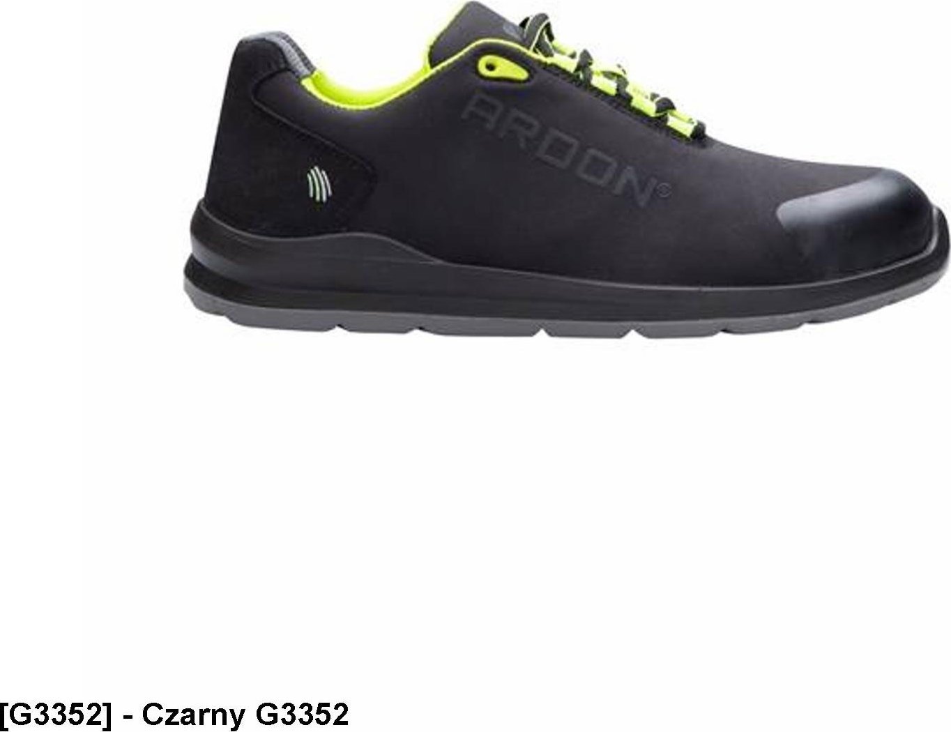 Ardon SOFTEX S1P G33 - lekkie półbuty ochronne w sportowym stylu podnosek - Czarno-turkusowy G3366 43