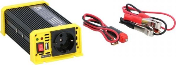 Przetwornica Dunlop Przetwornica Do Samochodu DUNLOP 12V do 230V MOC 300W