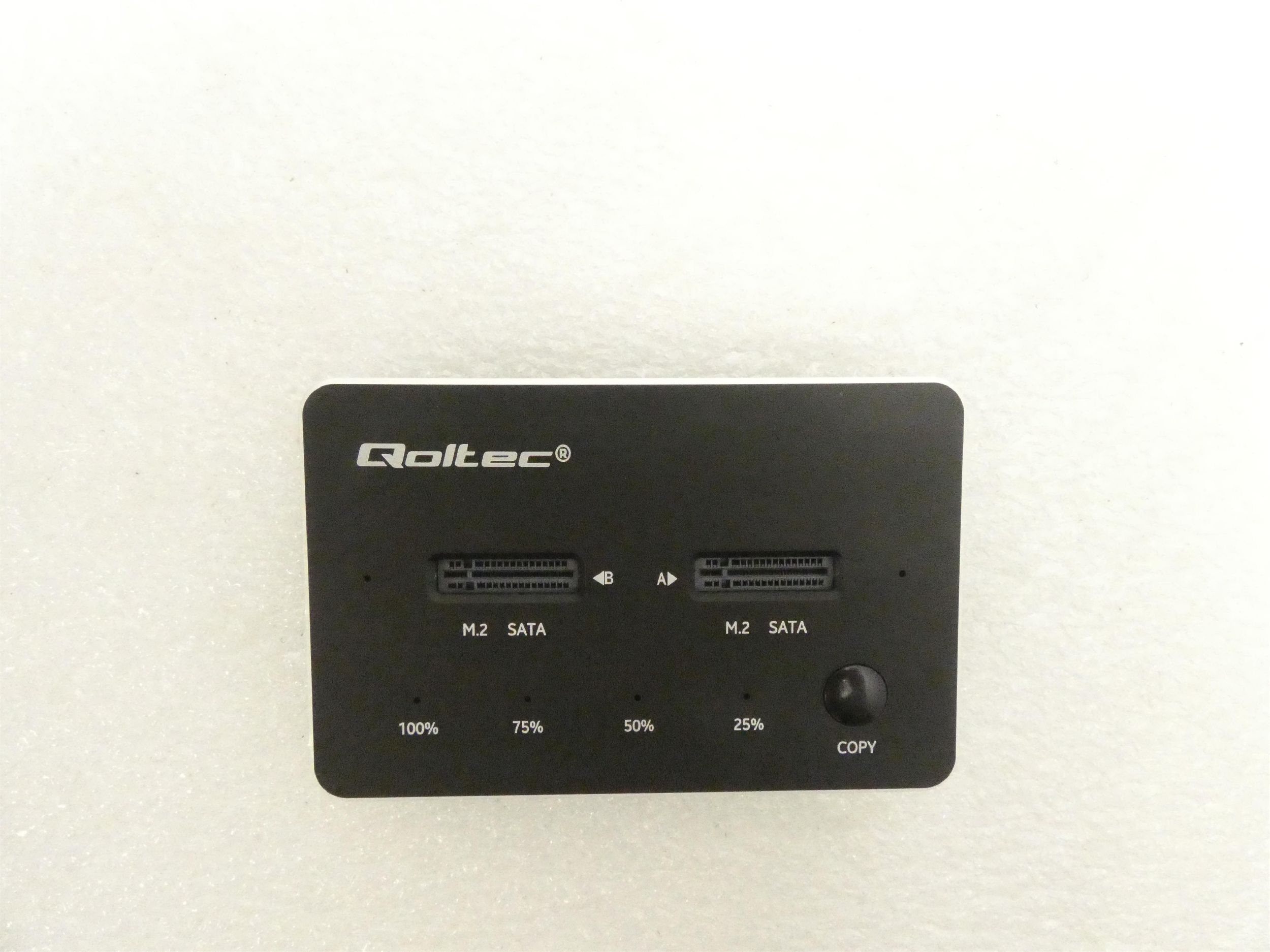 Stacja dokująca Qoltec Stacja dokująca dysków 2x SSD M.2 SATA | NGFF | USB typ C [outlet]