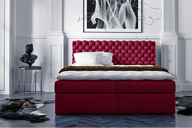 Elior Łóżko kontynentalne Miami 120x200 - 44 kolory