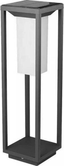 Kinkiet V-TAC Słupek Ogrodowy Solarny V-TAC 4W LED SAMSUNG CHIP Szary 2-funkcje IP65 VT-66-N 3000K 280lm 3 Lata Gwarancji