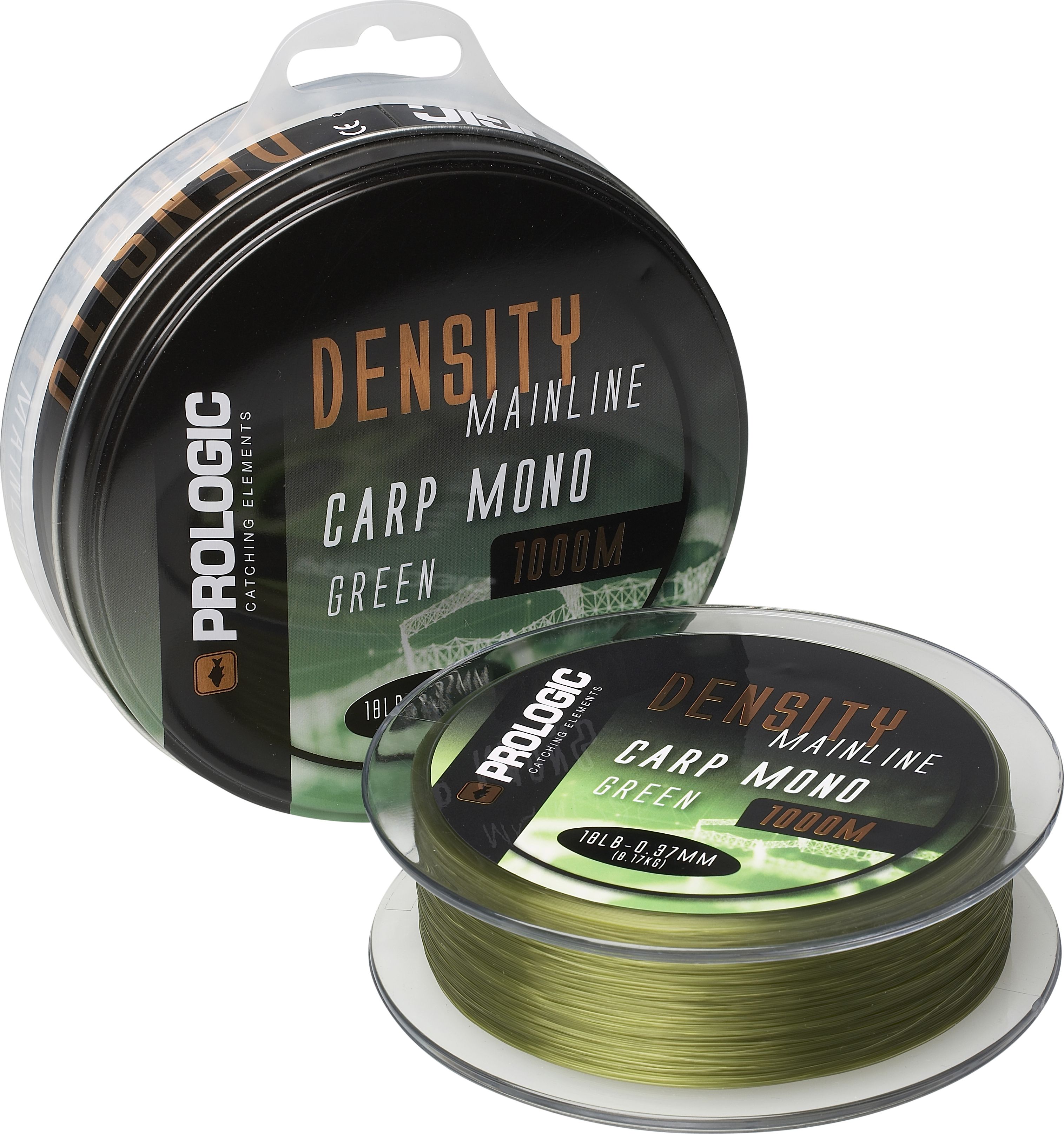 Prologic Density Carp Mono Green 0.37mm 18lb 8.17kg 1000m (64112)