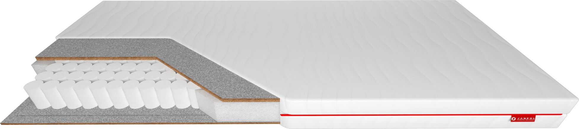 JANPOL Materac Erebu Janpol kieszeniowy 200x200 Silver Protect