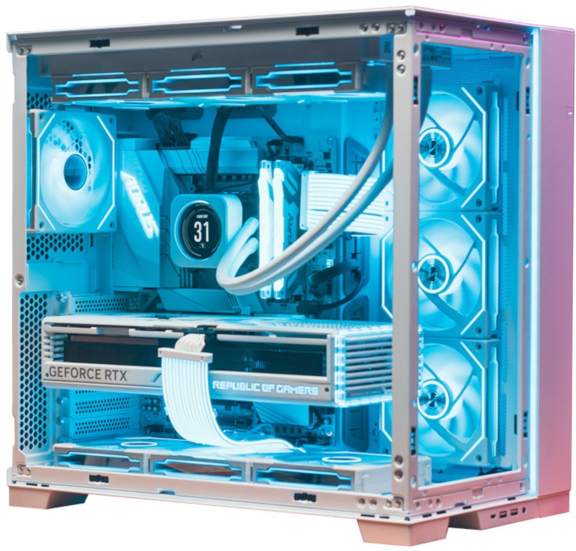 Komputer dla pasjonaty Lian Li O11 Dynamic Evo White Intel-Core-Ultra-7-285K/64GB/2TB/RTX5090