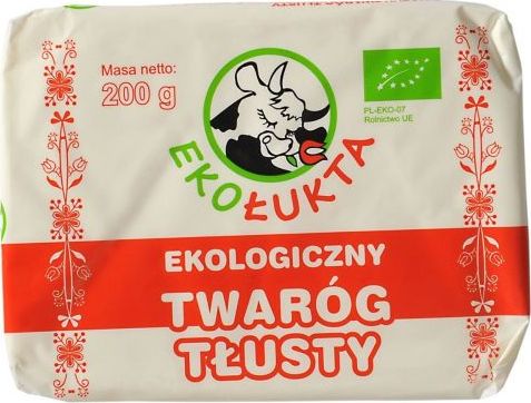 EKO ŁUKTA TWARÓG TŁUSTY BIO 200 g - EKO ŁUKTA