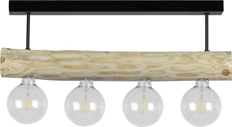 Lampa sufitowa Spotlight Brązowa lampa sufitowa do jadalni Spotlight Trabo Simple 6996404