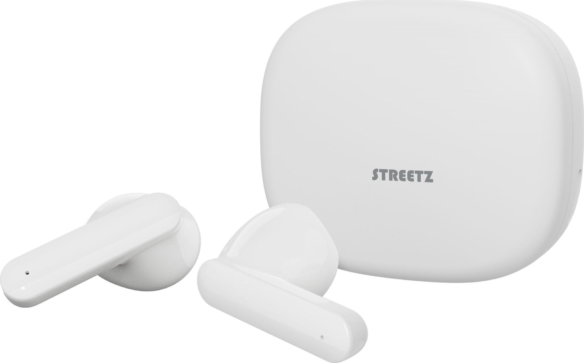 Słuchawki Streetz Headphones STREETZ T160-WHT, in-ear, wireless, white