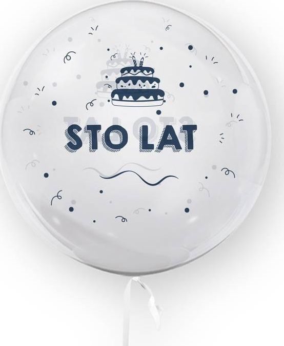 TUBAN Balon 45cm Sto Lat granatowy TUBAN