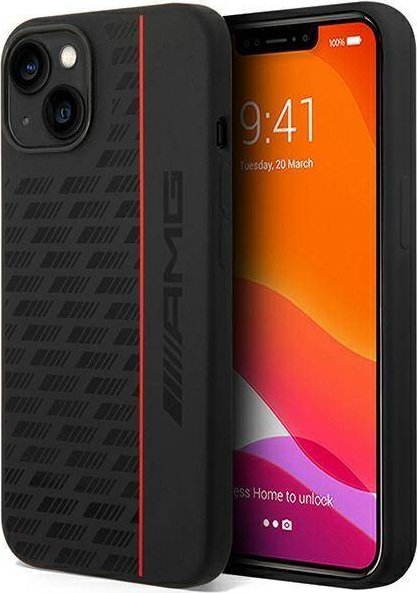 Mercedes AMG AMHCP14S2SPCK iPhone 14 6,1" czarny/black hardcase Silicone Carbon Pattern