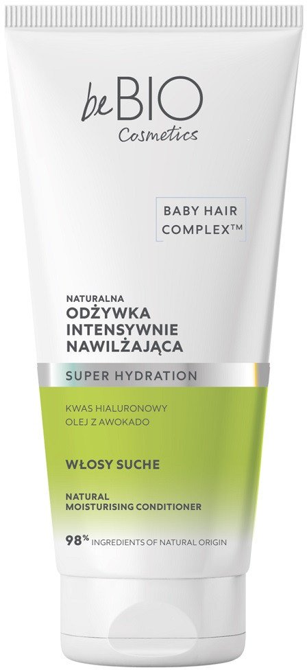 BeBio Ewa Chodakowska Baby Hair Complex naturalna odżywka intensywnie nawilżająca do włosów suchych 200ml