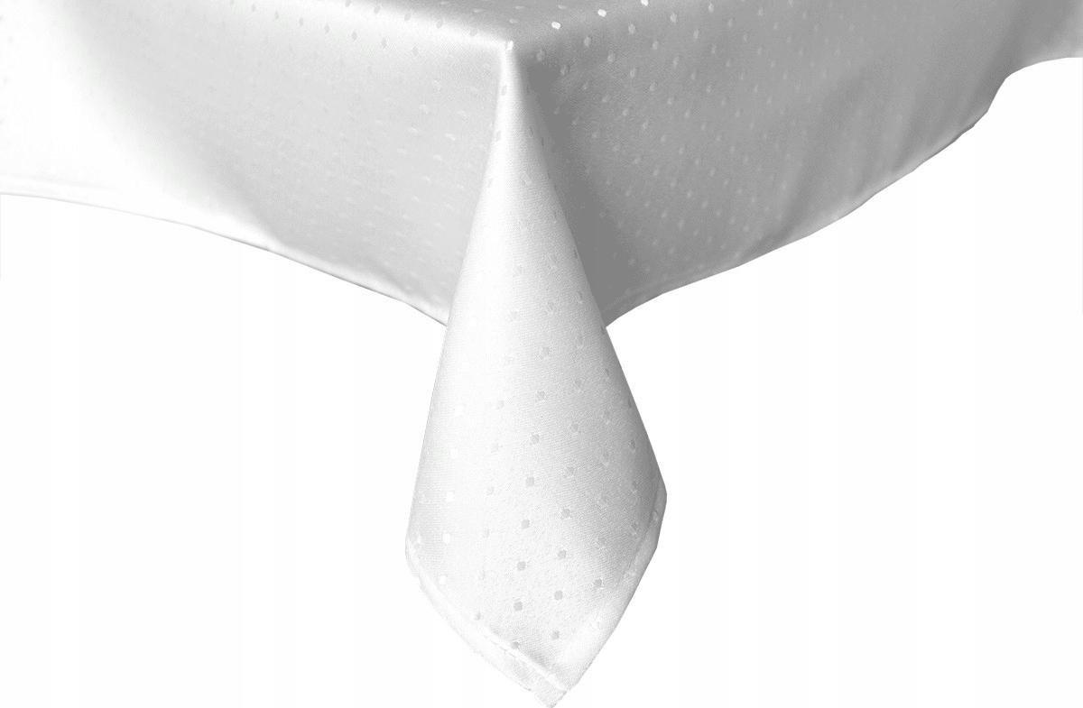 Konsimo Serweta 80x80 biała kwadratowa wzór FESTI