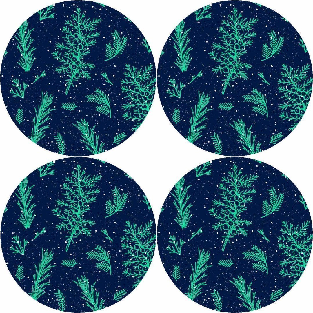 Bertoni-arco Zestaw podkładek na stół okrągłych 4D - JUNIPER