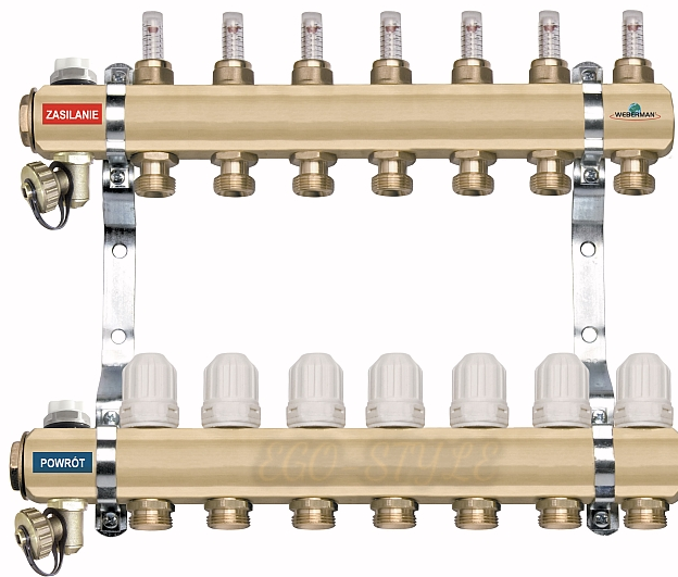 Ferro Rozdzielacz typ RZP1 3-drogowy 1" - RZP03S