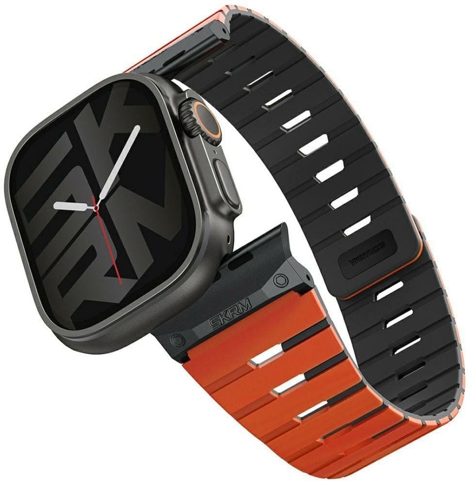 Pasek Skinarma Gemini do Apple Watch 49/46/45/44 mm pomarańczowy