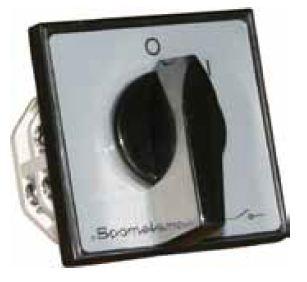 Spamel Łącznik krzywkowy 15A rozłącznik 0-1 3-biegunowy mocowany do pulpitu szaro-czarny - ŁK15-2.8211P03