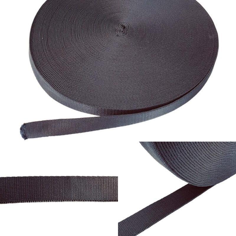 Kacperek Taśma Nośna Polipropylenowa 20mm/2mm 5mb (czarny)