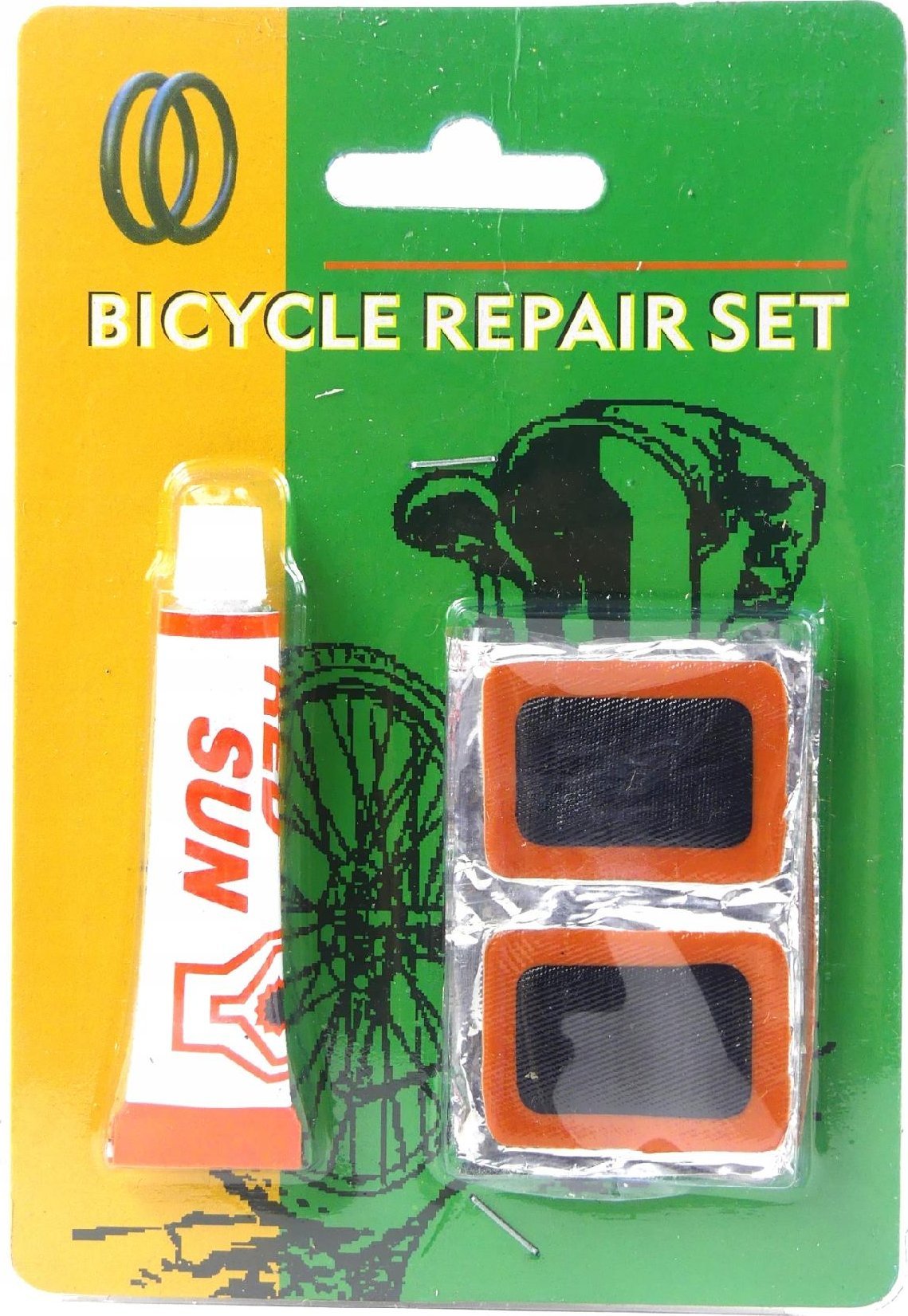 Korbi ZESTAW NAPRAWCZY DO DĘTEK ROWERÓW ŁATKI DĘTKI KLEJ