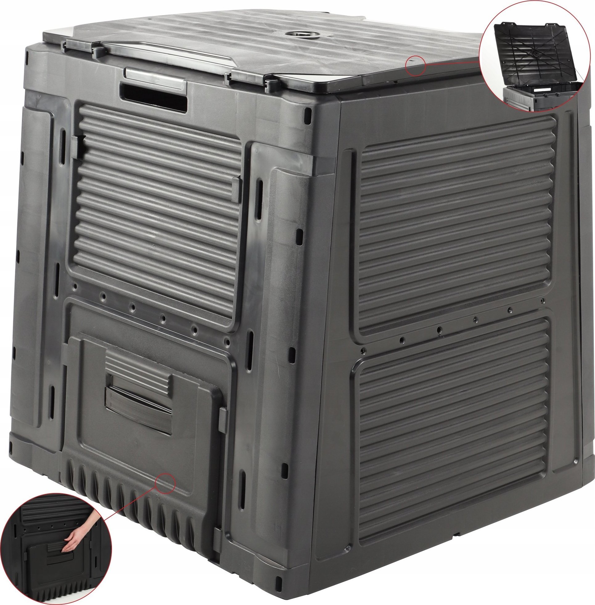 Kadax Keter Kompostownik Ogrodowy 470 L Z Podstawką Eko