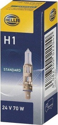 HELLA Żarówka H1 (70W/24V), nr kat. 8GH 002 089-251