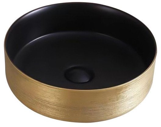 WASHBASIN COUNTERTOP ACB8004 GOLD/BLACK