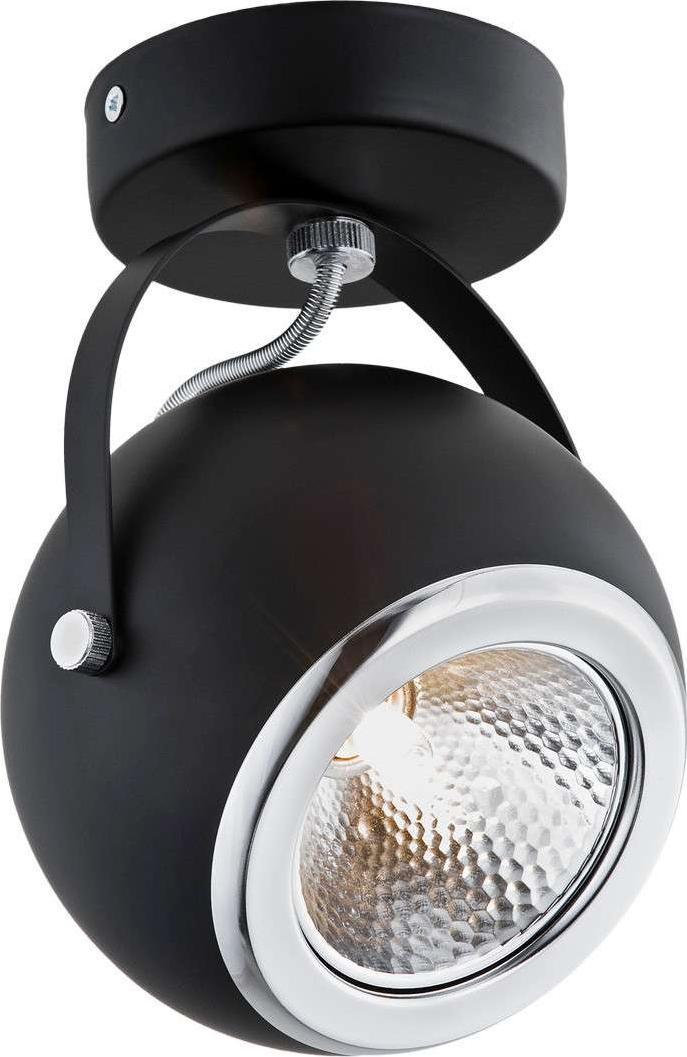 Kinkiet Argon Kinkiet LAMPA ścienna ORINOKO 472 MLAMP metalowa OPRAWA kula regulowana czarna