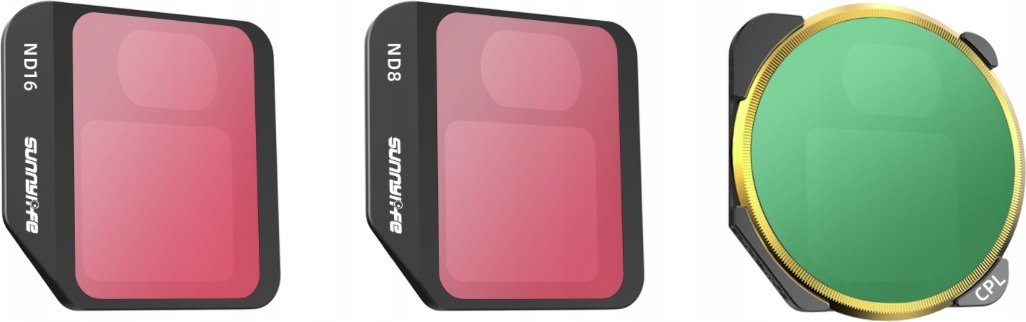 SunnyLife ZESTAW FILTRÓW CPL ND8 ND16 DO DJI MAVIC 3 - 3 SZT.