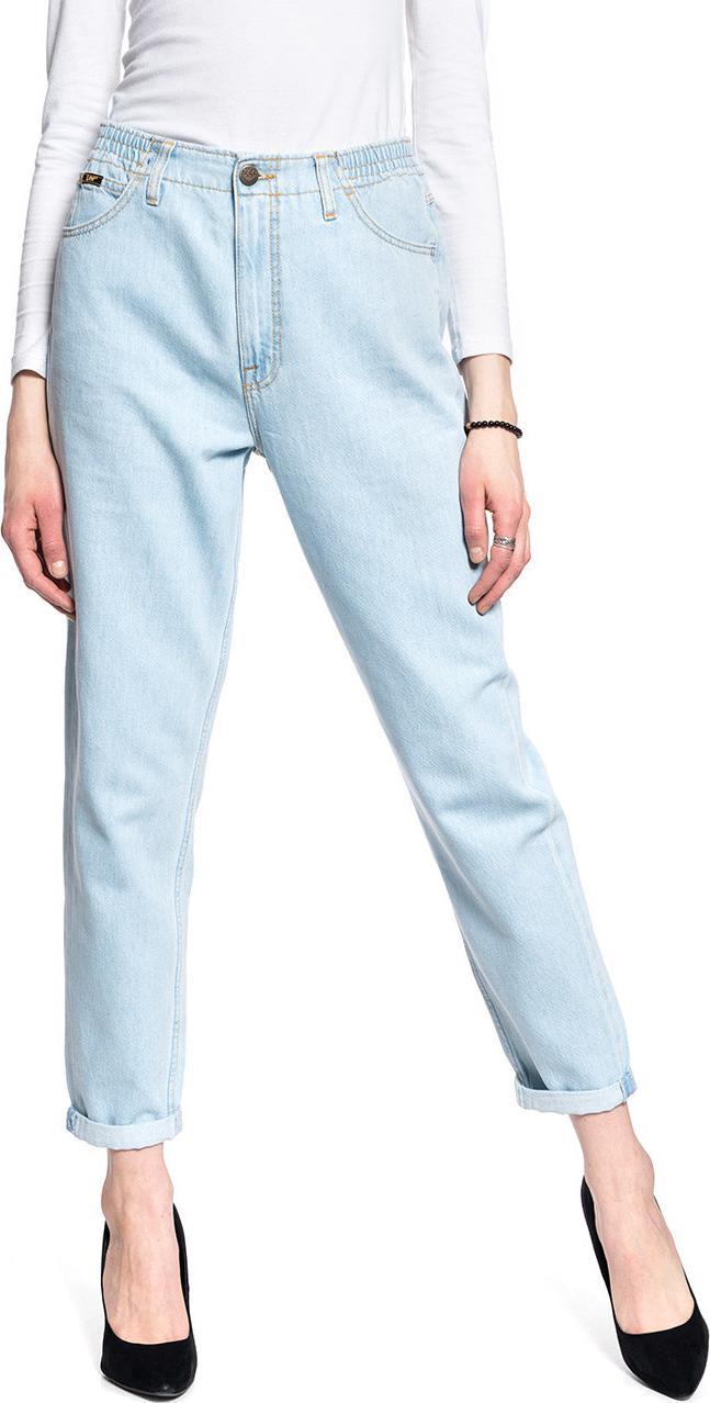 Lee DAMSKIE SPODNIE JEANSOWE LEE ELASTICATED MOM L30MGGQB W28 L33