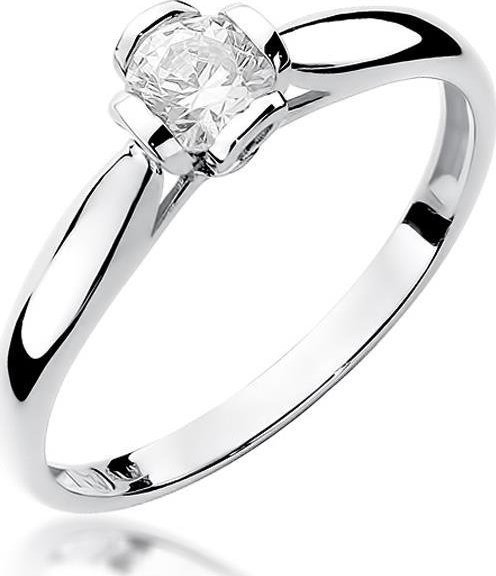 Best Diamonds złoty pierścionek z brylantem 0.30ct 18