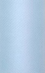 Party Deco Tiul dekoracyjny gładki, błękitny, 0,08x20 m. uniwersalny