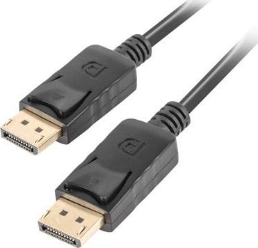 Kabel Lanberg DisplayPort - DisplayPort 0.5m czarny (CA-DPDP-10CC-0005-BK)