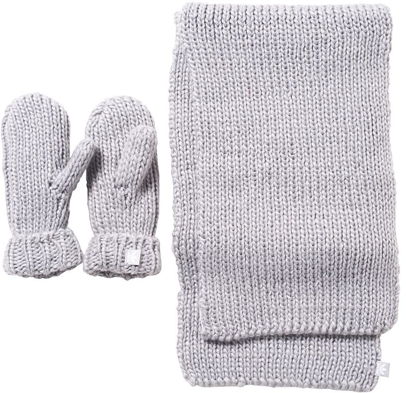 Adidas Szalik + Rękawiczki Originals OSFW szare (AY9042)