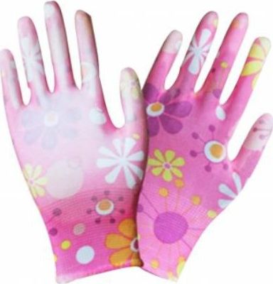 Unimet Rękawice ochronne Dalia w kwiatki rozmiar 9 (REK DALIA 9)