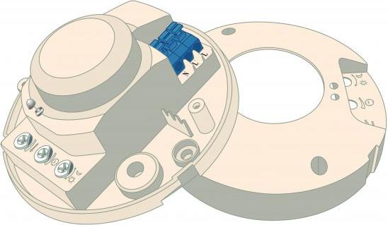 Zamel Czujnik ruchu MCR-02 mikrofalowy 1200W 360st. 220 - 240V IP20 (EXT10000050)