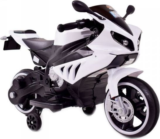 Super-Toys MOTOR ŚCIGACZ POWER 8798 2SILNIKI, DWA AKUMULATORY - PIERWSZY MOTOREK DLA DZIECKA, ŚWIECĄCE KOŁA/FT8798 uniwersalny