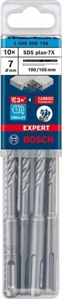 Wiertło Bosch Bosch Expert hammer drill SDS-plus-7X, 7mm, 10 pieces (working length 100mm)