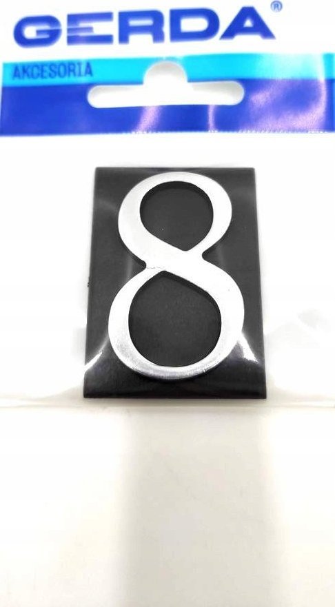 Gerda Cyfra "8"samoprzy z tworzywa 45mm chrom