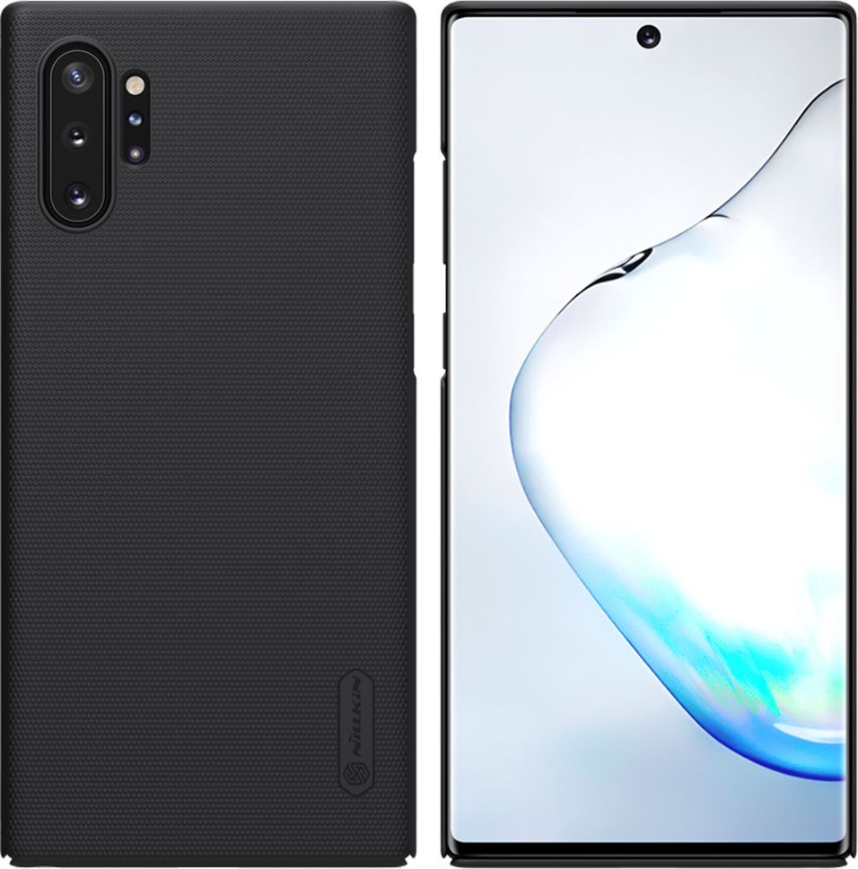 Nillkin Etui Nillkin Frosted Shield Galaxy Note 10+ -Black uniwersalny