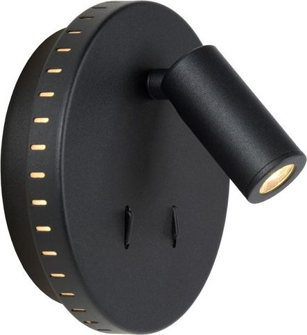Kinkiet Lucide Kinkiet ścienny czarny Lucide BENTJER LED 79201/09/30