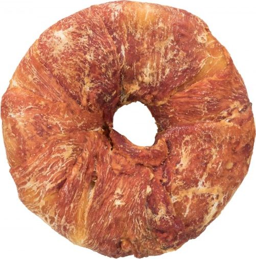 Trixie Krążki z kaczki Denta Fun Chewing Ring - 100 sztuk/OPAK, o 10 cm, 110 g/szt